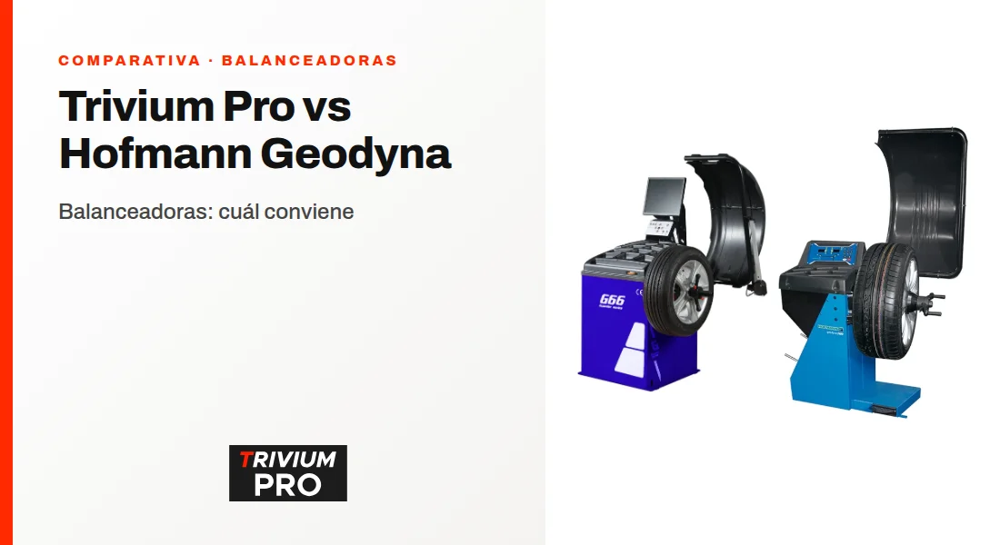 Balanceadora Trivium Pro vs Hofmann Geodyna: cuál conviene