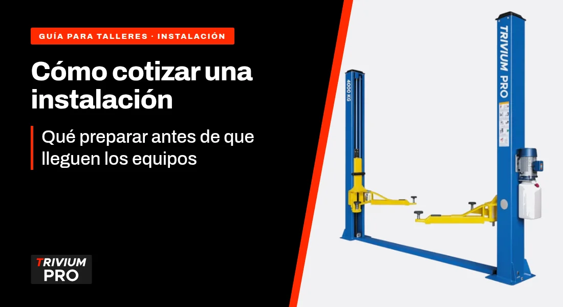 Cómo cotizar una instalación de equipos: qué hay que preparar antes de que lleguen