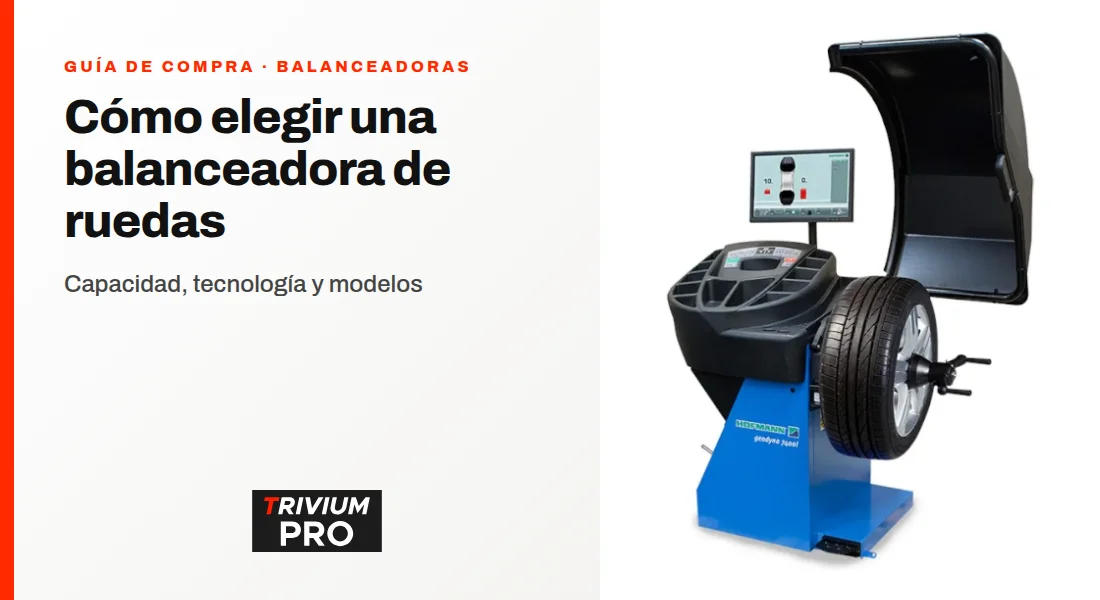 Cómo elegir una balanceadora de ruedas: capacidad, tecnología y modelos