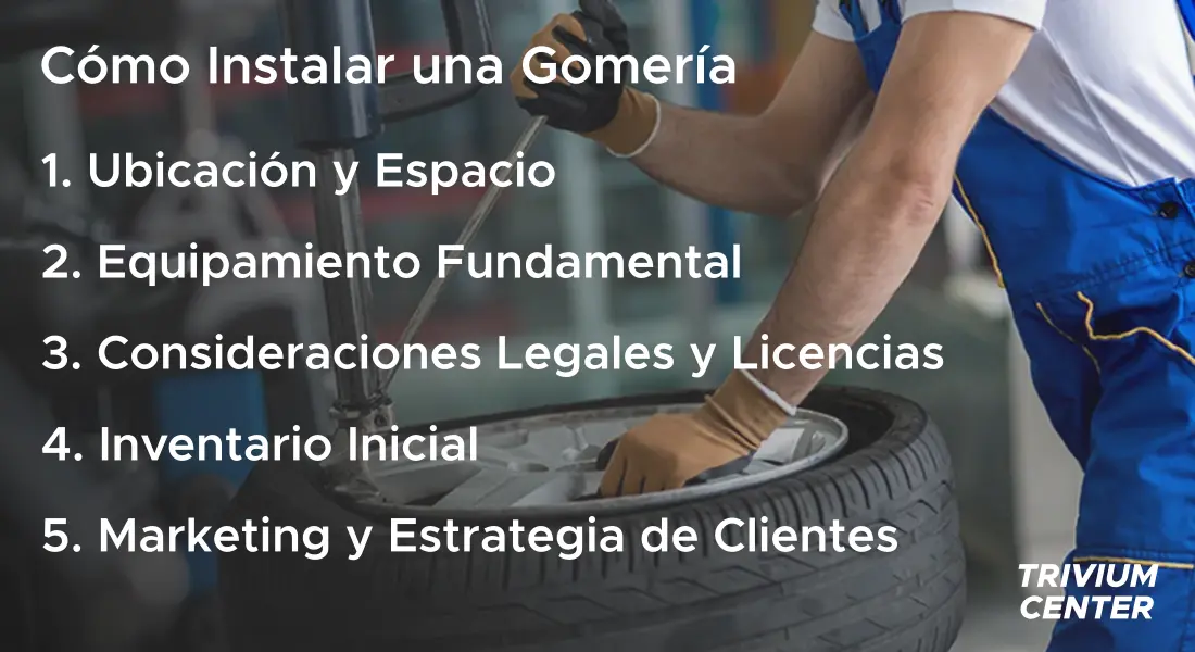Cómo Instalar una Gomería: Guía Completa para Emprender con Éxito