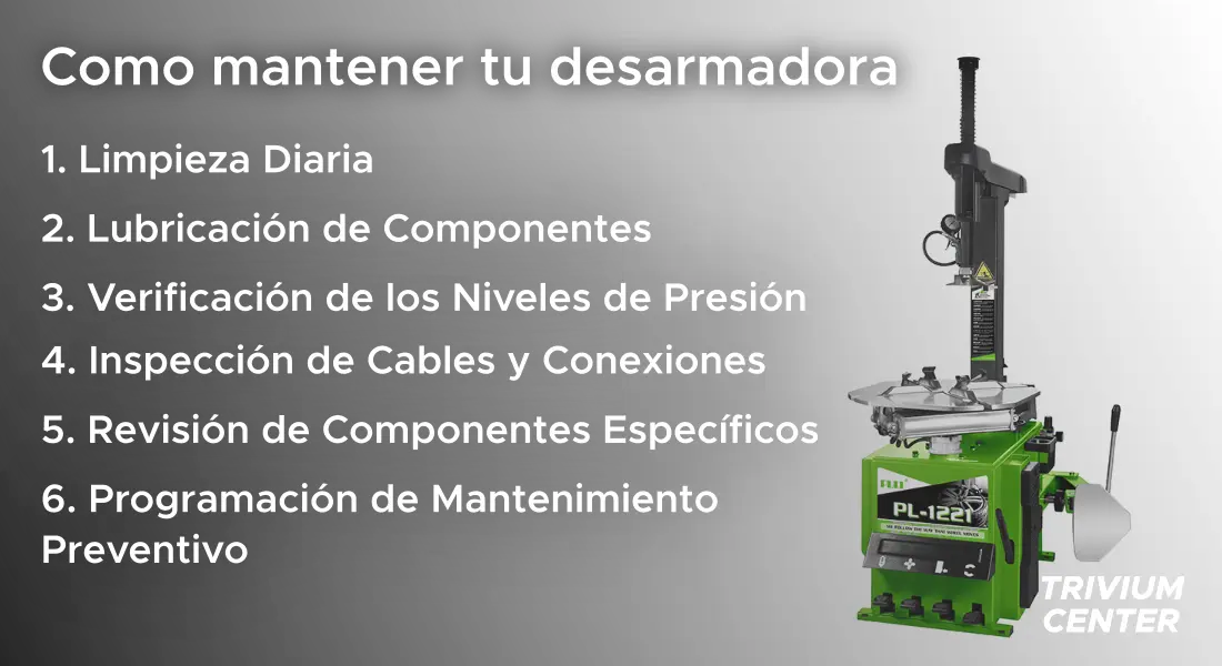 Cómo Mantener tu Desarmadora Trivium Center en Óptimas Condiciones