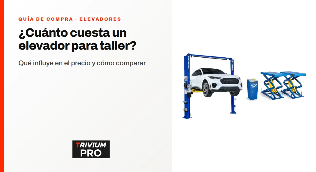 ¿Cuánto cuesta un elevador para taller? Qué influye en el precio