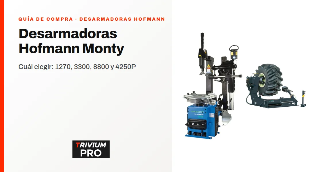 Desarmadoras Hofmann Monty: cuál elegir (1270, 3300, 8800 y 4250P)