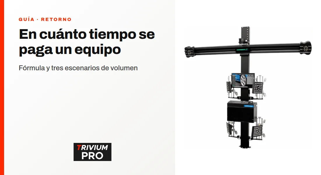 En cuánto tiempo se paga un equipo de taller: ejemplos de retorno