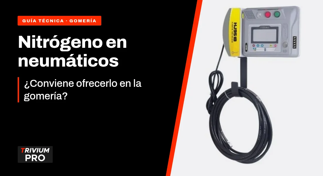 Nitrógeno en neumáticos: ¿conviene ofrecerlo en la gomería?