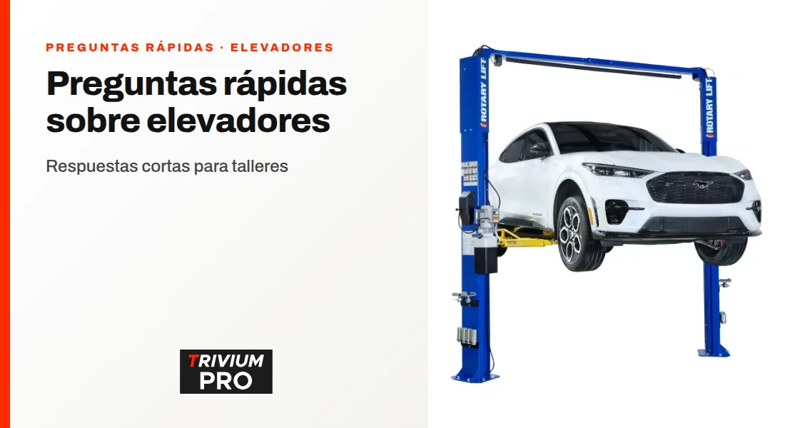 Preguntas rápidas sobre elevadores de taller: respuestas cortas