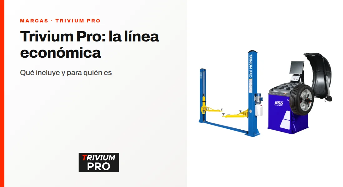 Trivium Pro: la línea económica de equipamiento para taller. Qué incluye y para quién es