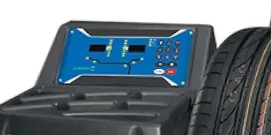 Balanceadora de Ruedas Hofmann Geodyna 7100 - Pantalla LED — Panel de control con pantalla LED