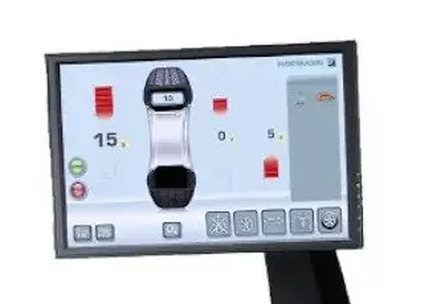 Balanceadora de Ruedas Hofmann Geodyna 7600P — Pantalla táctil