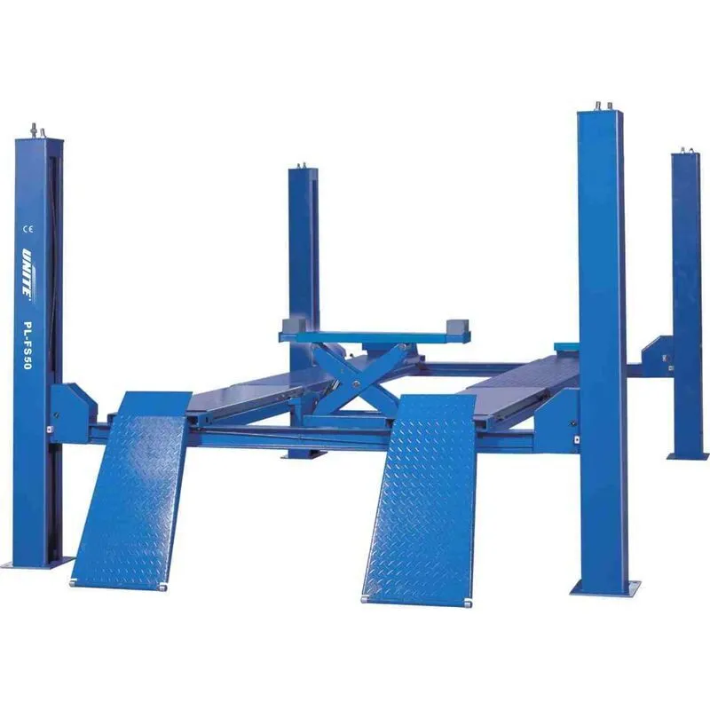 Elevador Cuatro Columnas 5000 kg - Con Kit Para Alineación