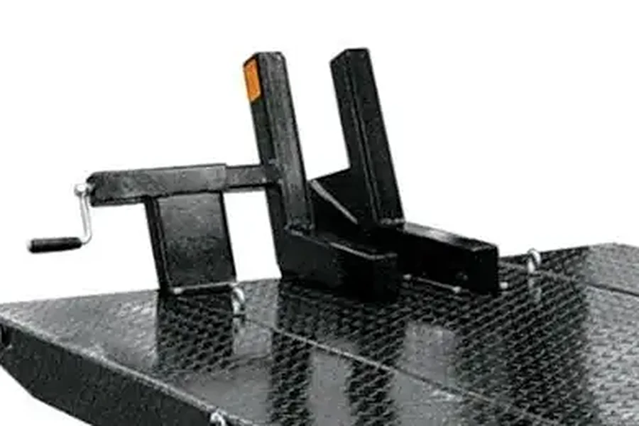 Elevador de Motos 453 kg - Rotary Lift ProCycle XLT-DT — Sujeción de la rueda delantera