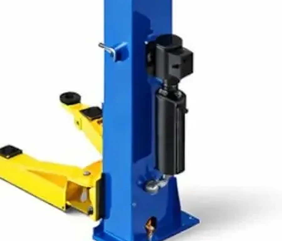 Elevador Dos Columnas 5000 kg - Trivium Pro U-T50MSD — Motor hidráulico en la base de la columna