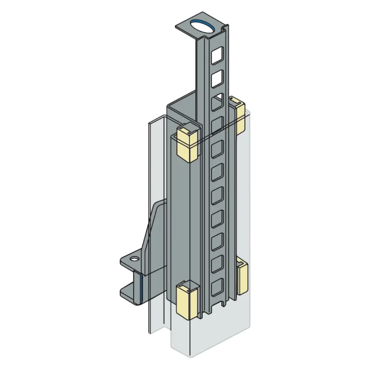 Sistema de trabas de seguridad de un elevador de dos columnas Rotary Lift SPO55