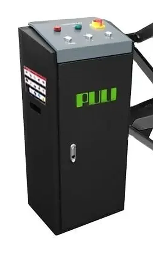 Elevador Tijera 3000 kg PL-B30Y — Gabinete de control con botonera