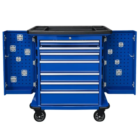 Mueble Móvil Porta Herramientas de Seis cajones con Guarda Objetos