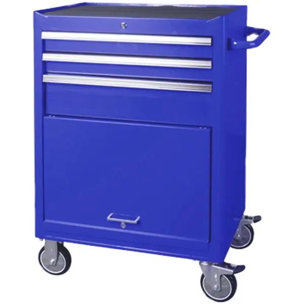 Mueble Móvil Porta Herramientas de Tres Bandejas